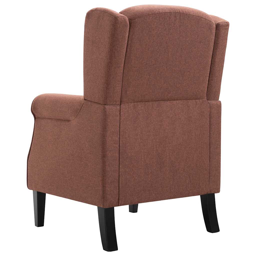 Fauteuil stof bruin is nu te koop bij PeponiXL, paradijselijk wonen!
