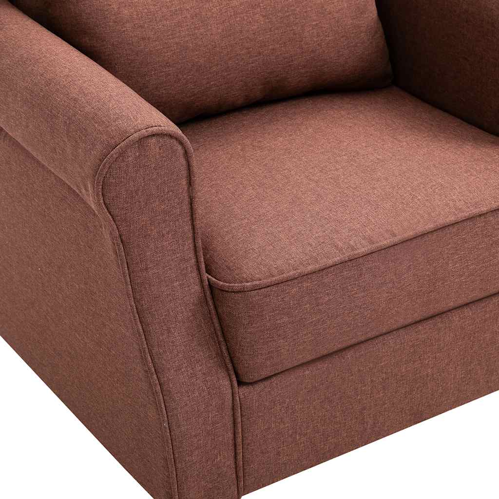 Fauteuil stof bruin is nu te koop bij PeponiXL, paradijselijk wonen!