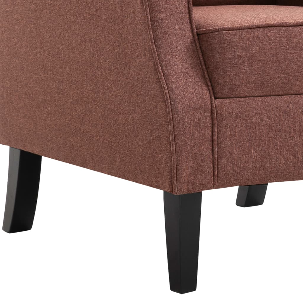 Fauteuil stof bruin is nu te koop bij PeponiXL, paradijselijk wonen!