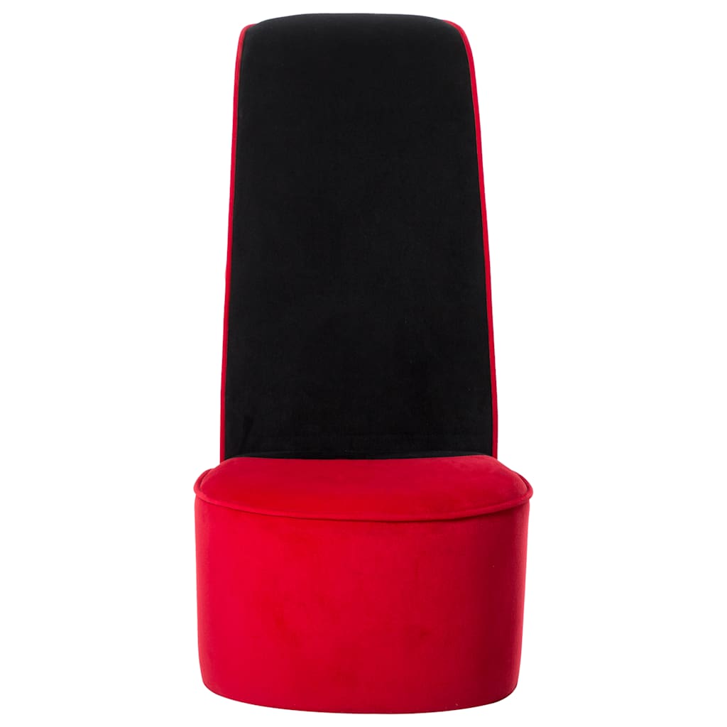 Hakstoel fluweel rood is nu te koop bij PeponiXL, paradijselijk wonen!