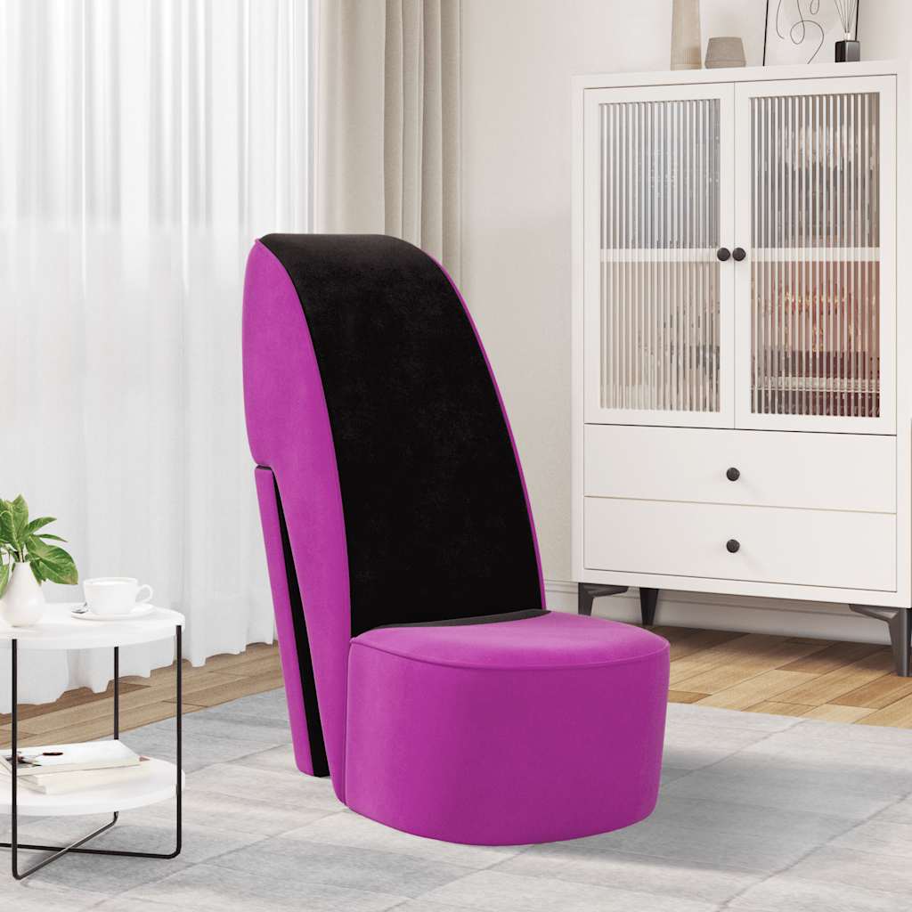 Hakstoel fluweel paars is nu te koop bij PeponiXL, paradijselijk wonen!