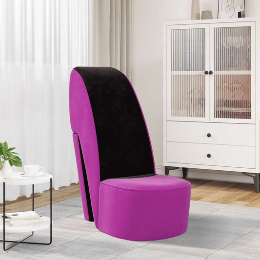 Hakstoel fluweel paars is nu te koop bij PeponiXL, paradijselijk wonen!