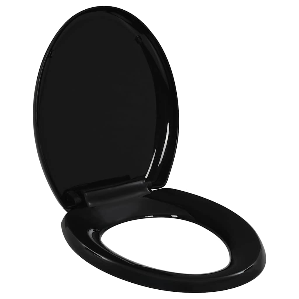Toiletbril soft-close met quick-release ontwerp zwart is nu te koop bij PeponiXL, paradijselijk wonen!