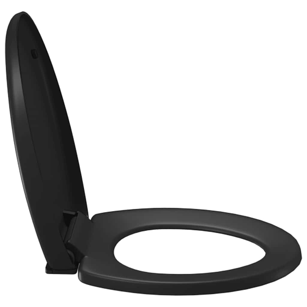 Toiletbril soft-close met quick-release ontwerp zwart is nu te koop bij PeponiXL, paradijselijk wonen!