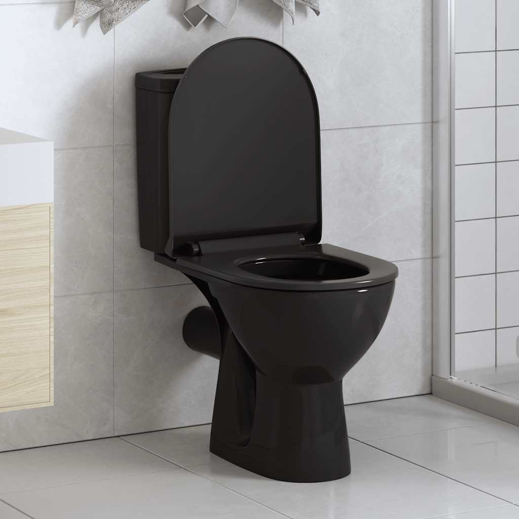Toiletbril soft-close met quick-release ontwerp zwart is nu te koop bij PeponiXL, paradijselijk wonen!