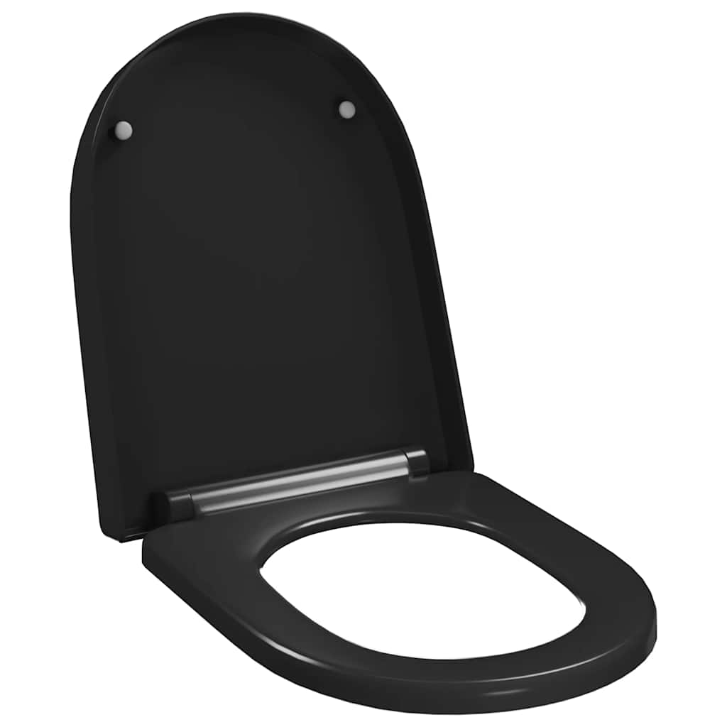 Toiletbril soft-close met quick-release ontwerp zwart is nu te koop bij PeponiXL, paradijselijk wonen!
