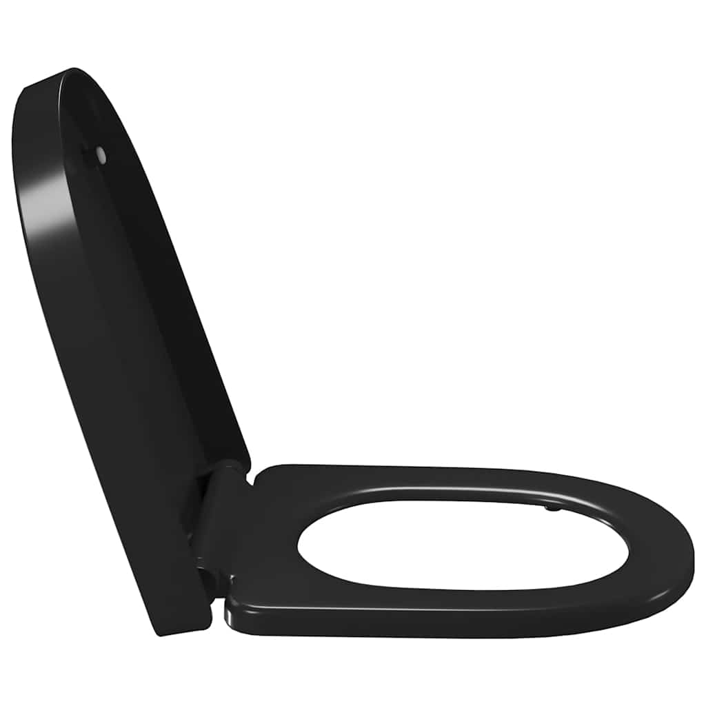 Toiletbril soft-close met quick-release ontwerp zwart is nu te koop bij PeponiXL, paradijselijk wonen!