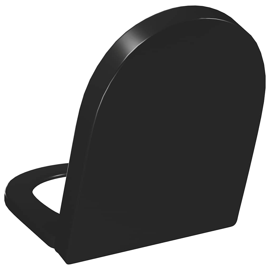 Toiletbril soft-close met quick-release ontwerp zwart is nu te koop bij PeponiXL, paradijselijk wonen!