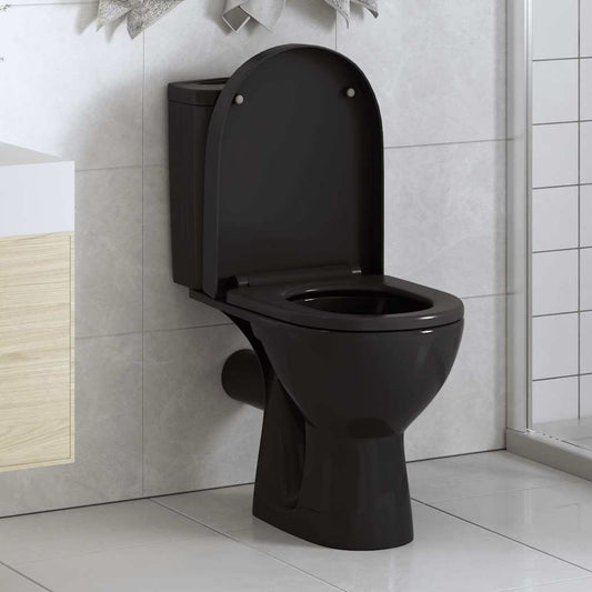 Toiletbril soft-close met quick-release ontwerp zwart is nu te koop bij PeponiXL, paradijselijk wonen!