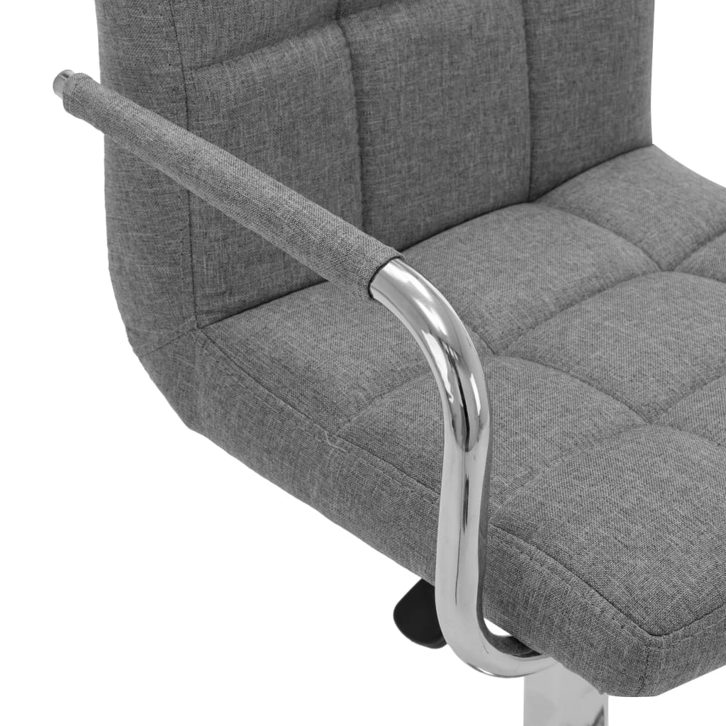 Barstoelen 2 st stof lichtgrijs is nu te koop bij PeponiXL, paradijselijk wonen!