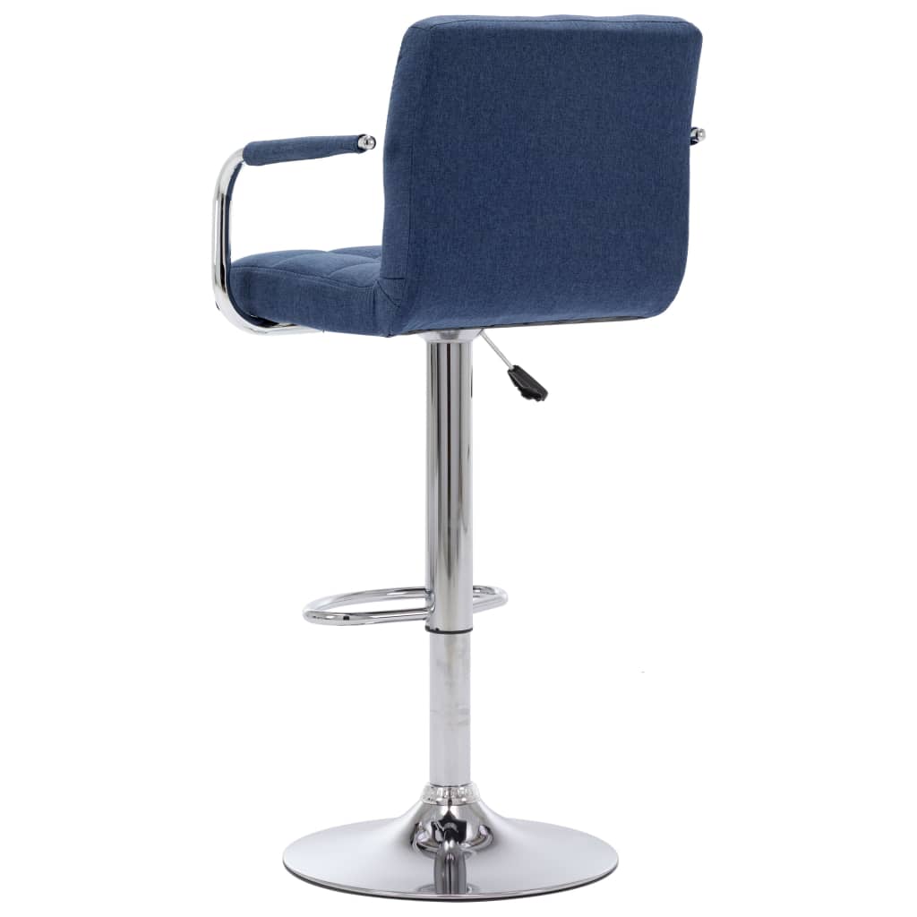 Barstoelen 2 st stof blauw is nu te koop bij PeponiXL, paradijselijk wonen!
