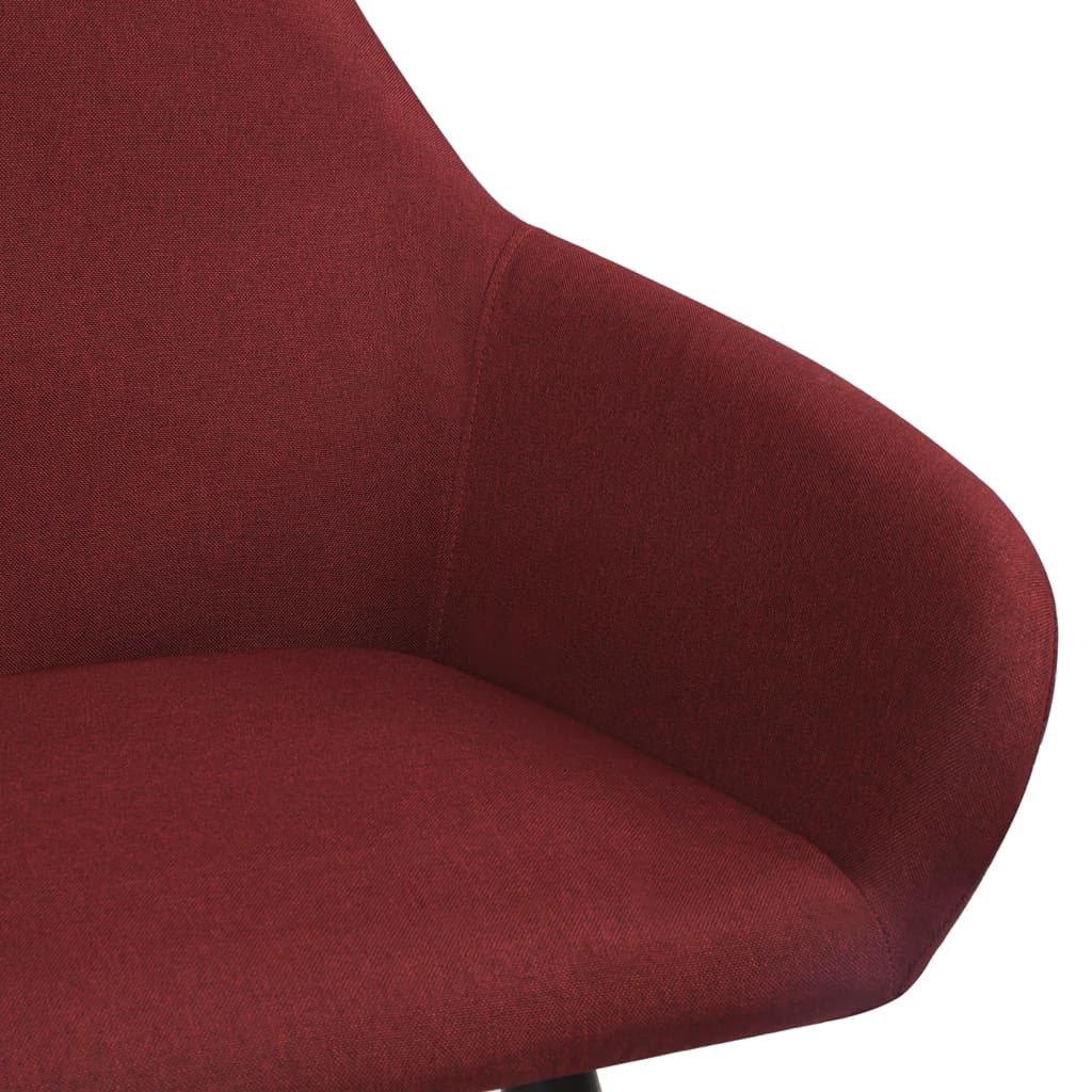 Eetkamerstoelen 2 st stof wijnrood is nu te koop bij PeponiXL, paradijselijk wonen!