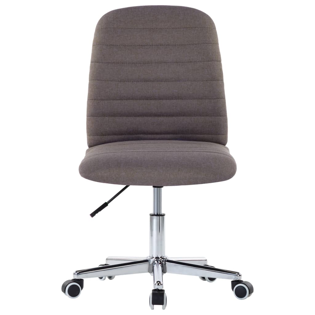 Eetkamerstoelen draaibaar 2 st stof taupe is nu te koop bij PeponiXL, paradijselijk wonen!