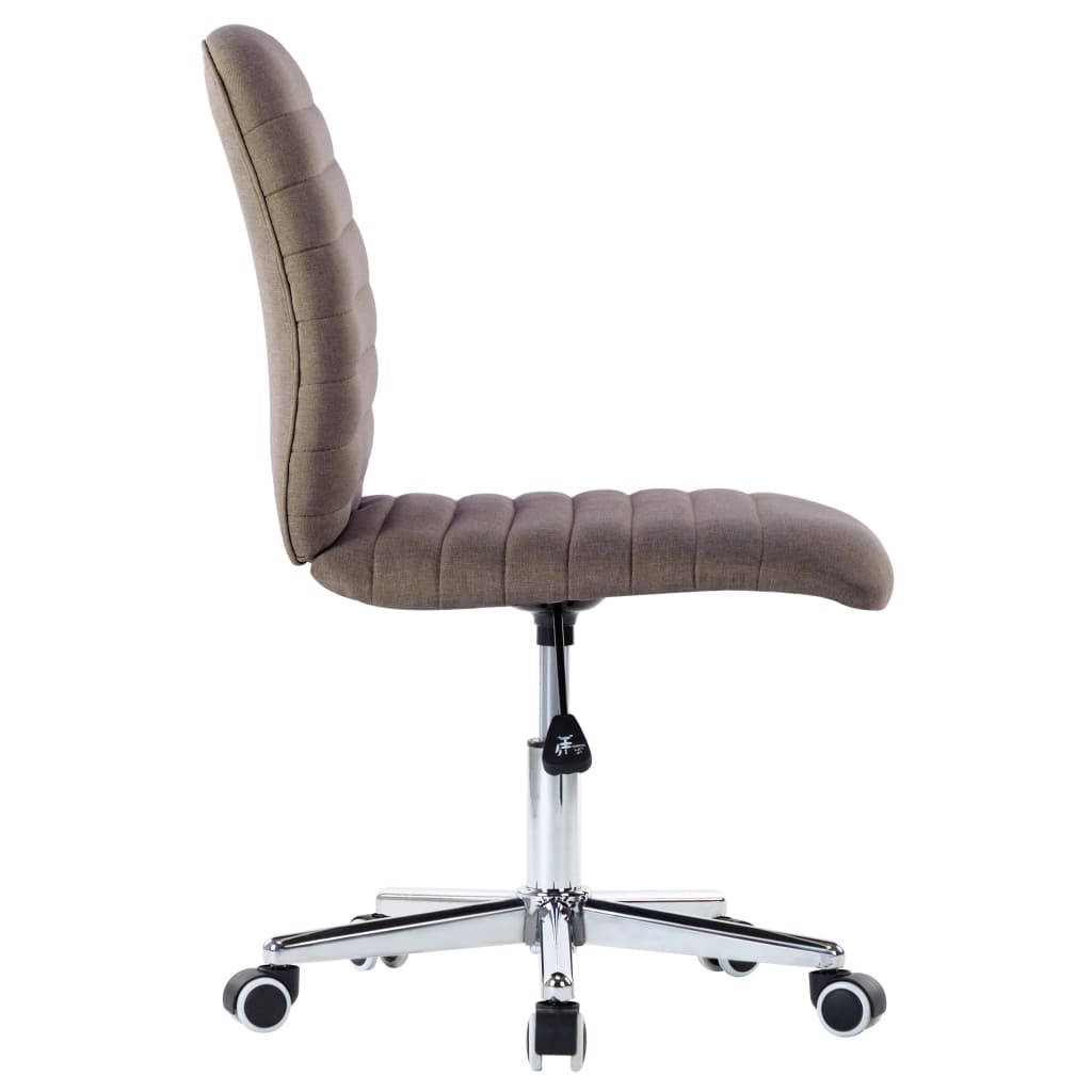 Eetkamerstoelen draaibaar 2 st stof taupe is nu te koop bij PeponiXL, paradijselijk wonen!