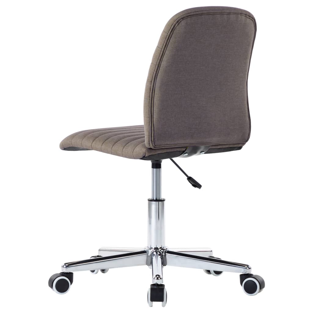 Eetkamerstoelen draaibaar 2 st stof taupe is nu te koop bij PeponiXL, paradijselijk wonen!