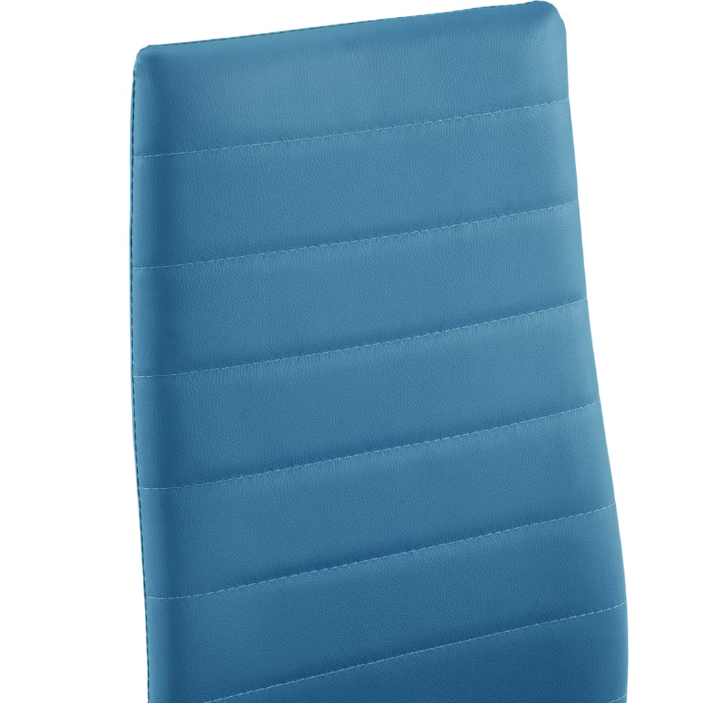 7-delige Eethoek blauw is nu te koop bij PeponiXL, paradijselijk wonen!