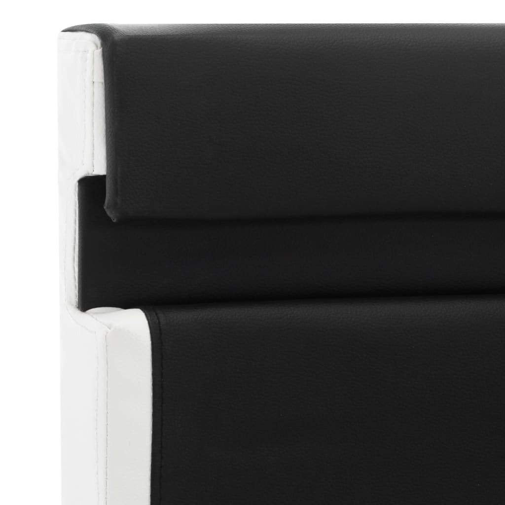 Bedframe met LED kunstleer zwart 120x200 cm is nu te koop bij PeponiXL, paradijselijk wonen!
