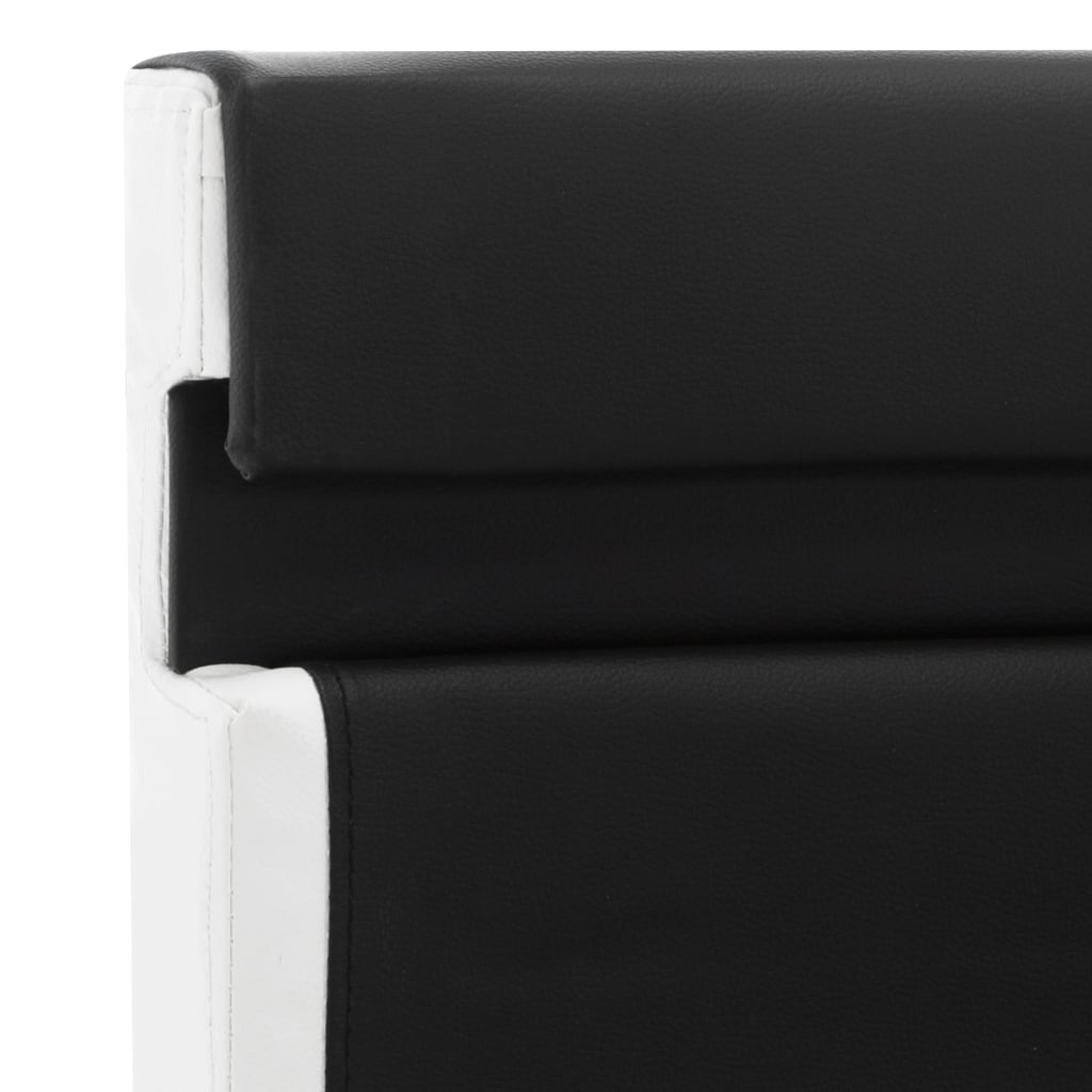 Bedframe met LED kunstleer zwart 140x200 cm is nu te koop bij PeponiXL, paradijselijk wonen!
