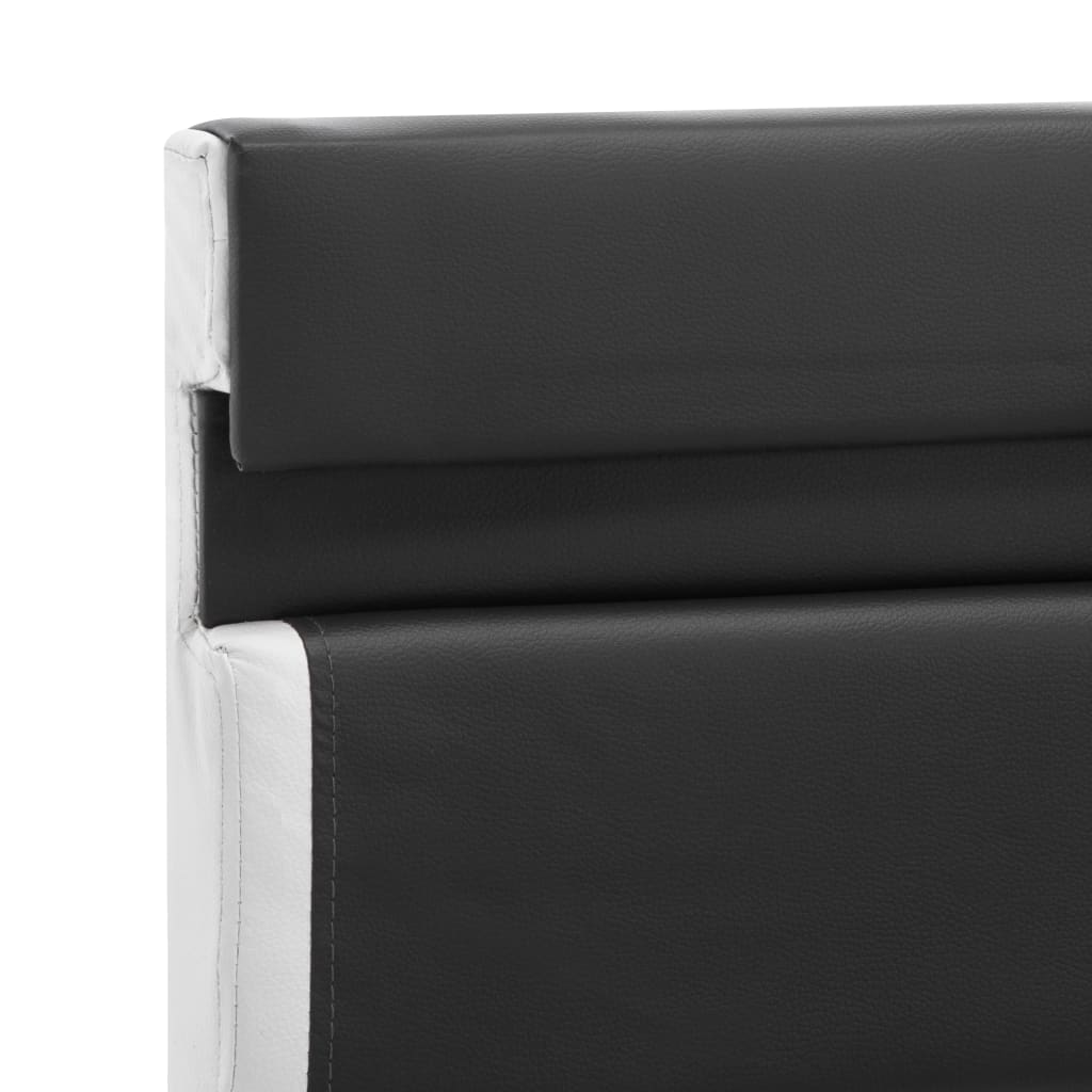 Bedframe met LED kunstleer grijs 90x200 cm is nu te koop bij PeponiXL, paradijselijk wonen!