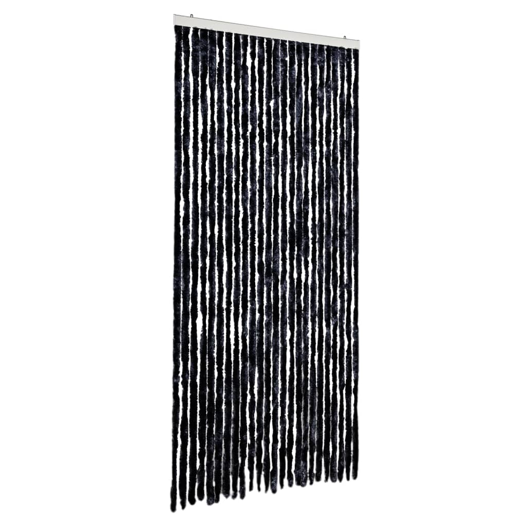 Vliegengordijn 100x220 cm chenille antraciet is nu te koop bij PeponiXL, paradijselijk wonen!