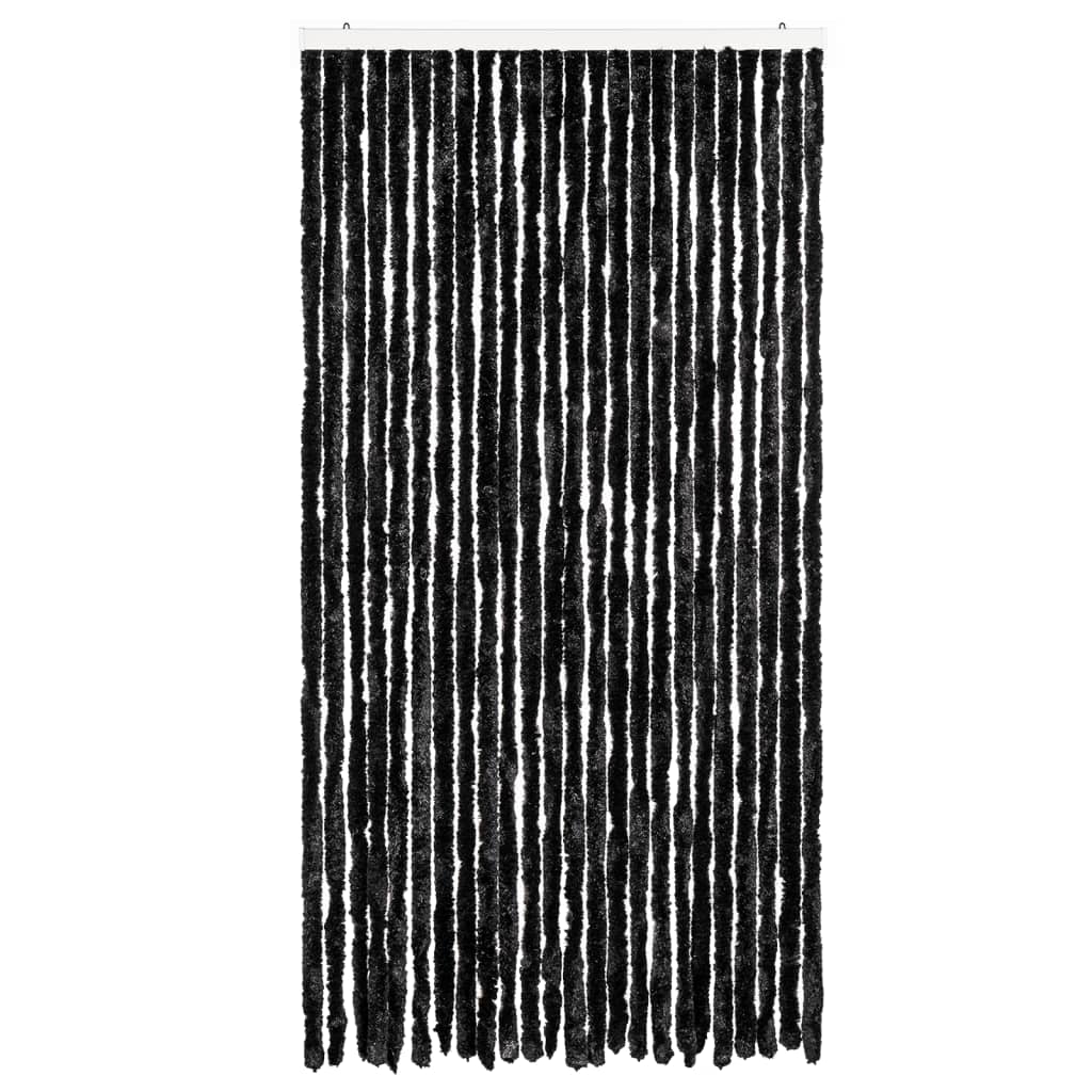 Vliegengordijn 100x220 cm chenille antraciet is nu te koop bij PeponiXL, paradijselijk wonen!