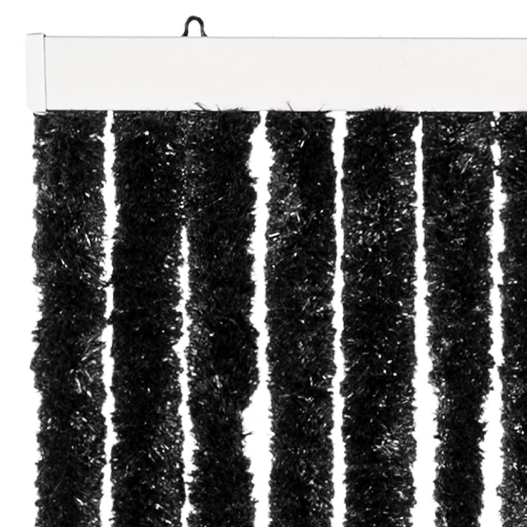 Vliegengordijn 100x220 cm chenille antraciet is nu te koop bij PeponiXL, paradijselijk wonen!