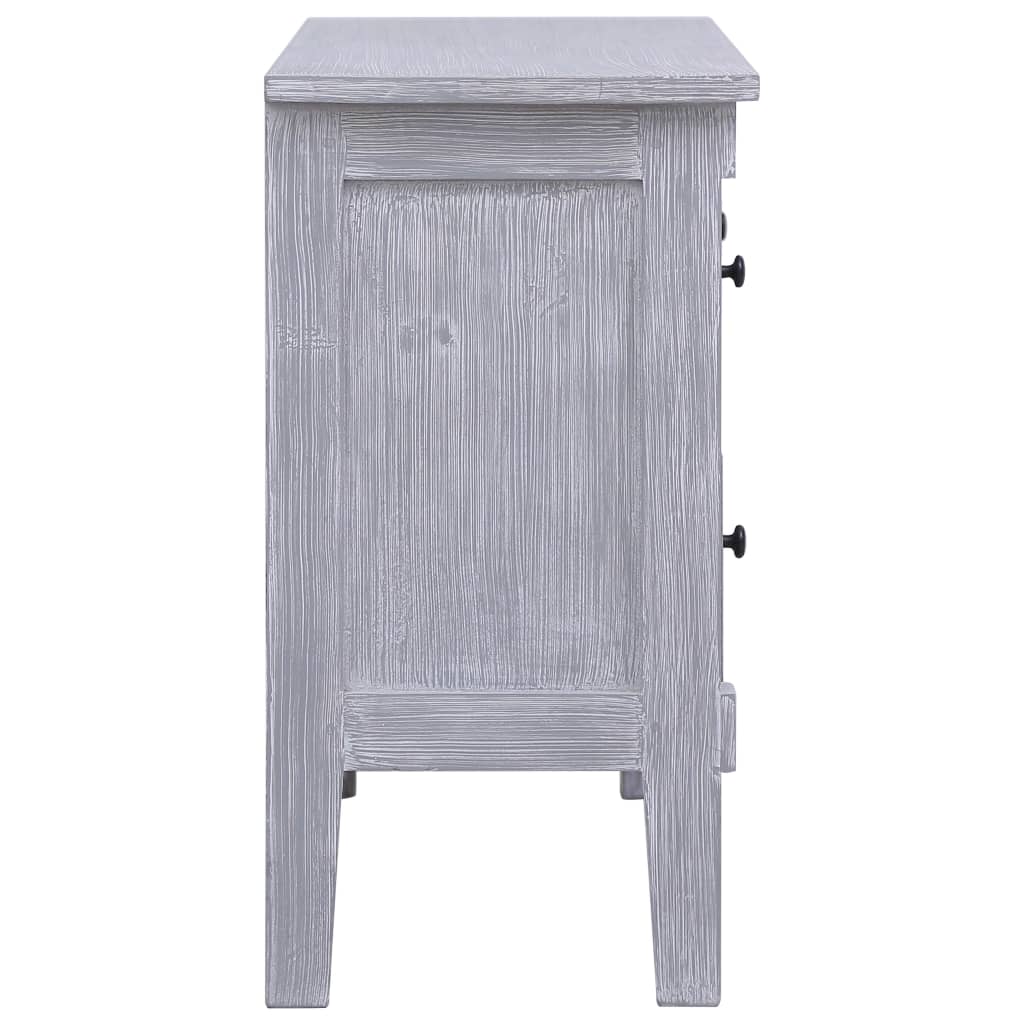 Dressoir met 2 lades 90x30x60 cm massief mahoniehout is nu te koop bij PeponiXL, paradijselijk wonen!