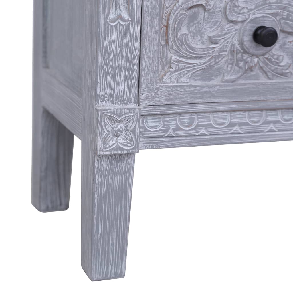 Dressoir met 2 lades 90x30x60 cm massief mahoniehout is nu te koop bij PeponiXL, paradijselijk wonen!