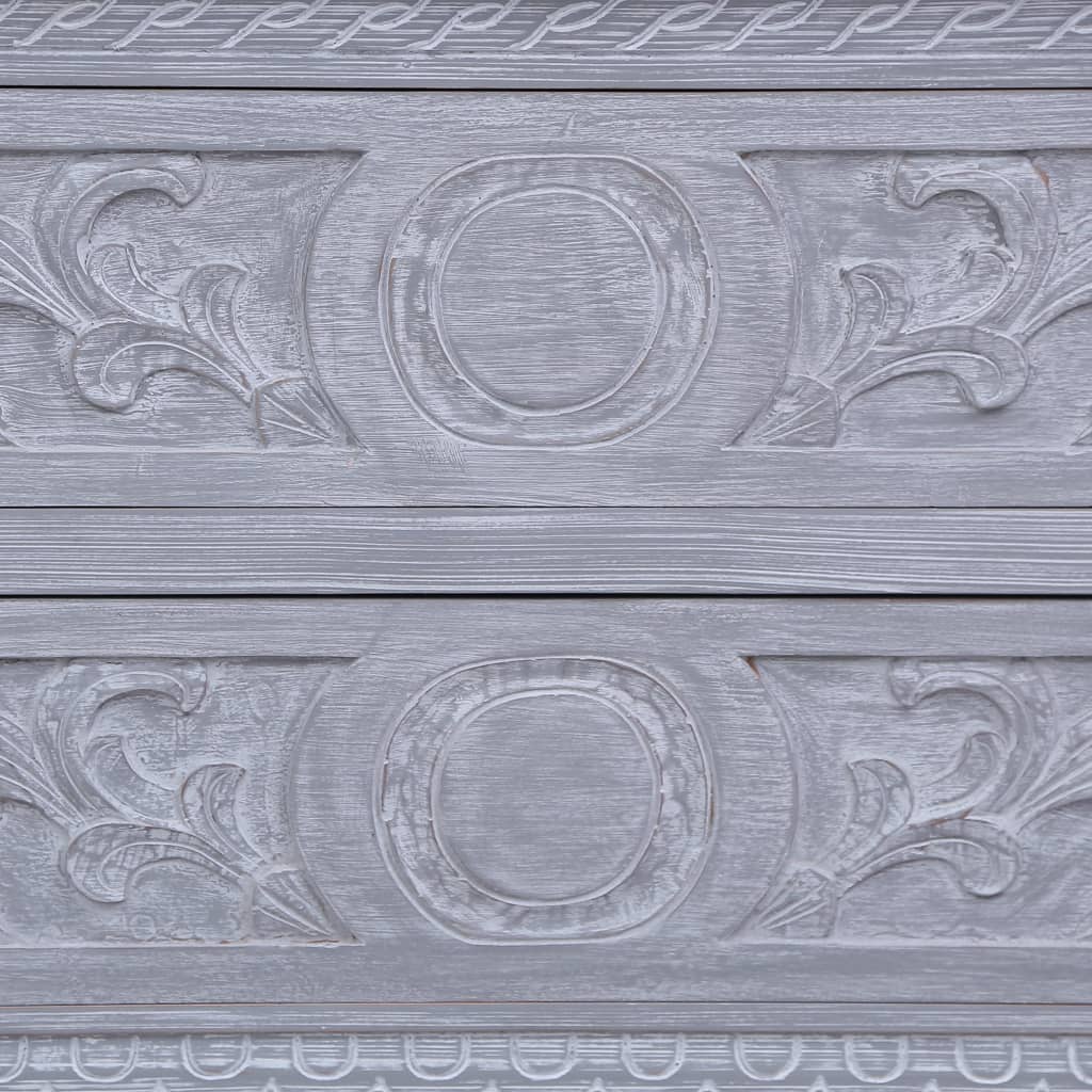 Dressoir met 2 lades 90x30x60 cm massief mahoniehout is nu te koop bij PeponiXL, paradijselijk wonen!