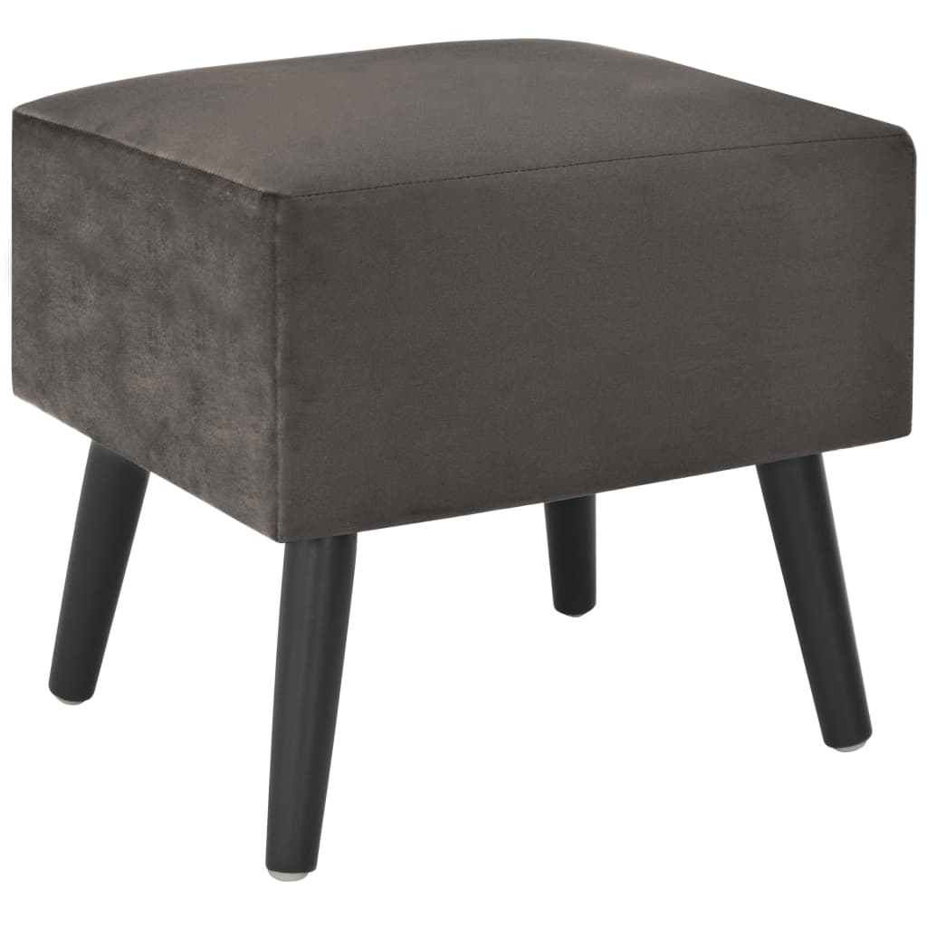 Nachtkastjes 2 st 40x35x40 cm fluweel grijs is nu te koop bij PeponiXL, paradijselijk wonen!