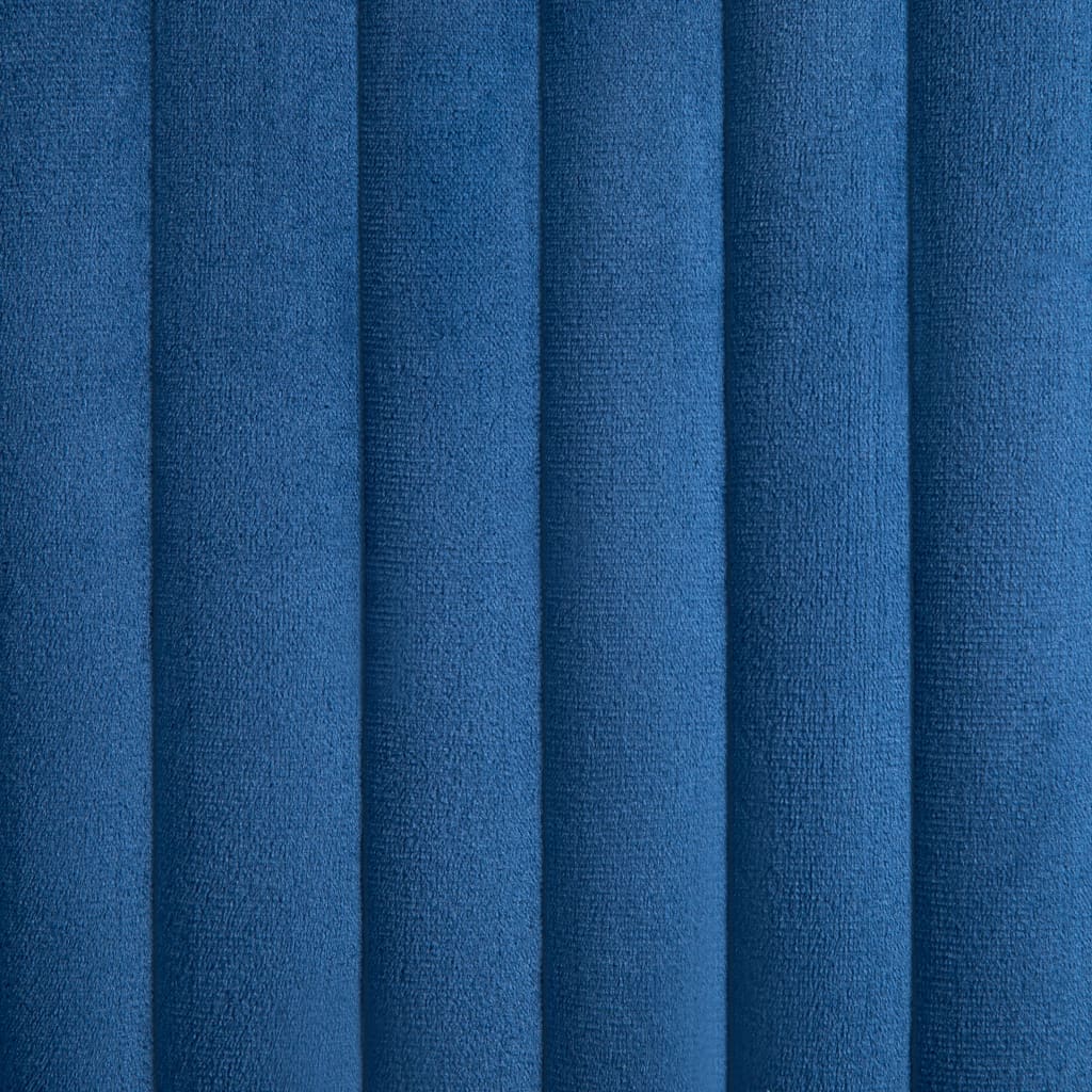 Eetkamerstoelen 2 st fluweel blauw is nu te koop bij PeponiXL, paradijselijk wonen!