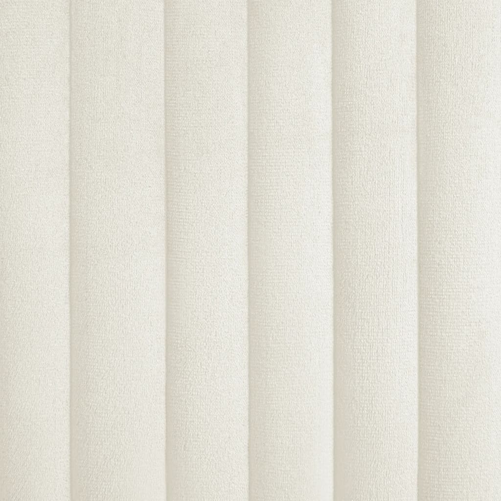 Eetkamerstoelen 2 st fluweel crèmekleurig is nu te koop bij PeponiXL, paradijselijk wonen!