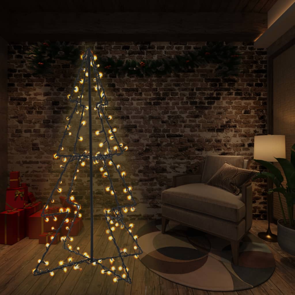 Kegelkerstboom 240 LED's binnen en buiten 115x150 cm is nu te koop bij PeponiXL, paradijselijk wonen!