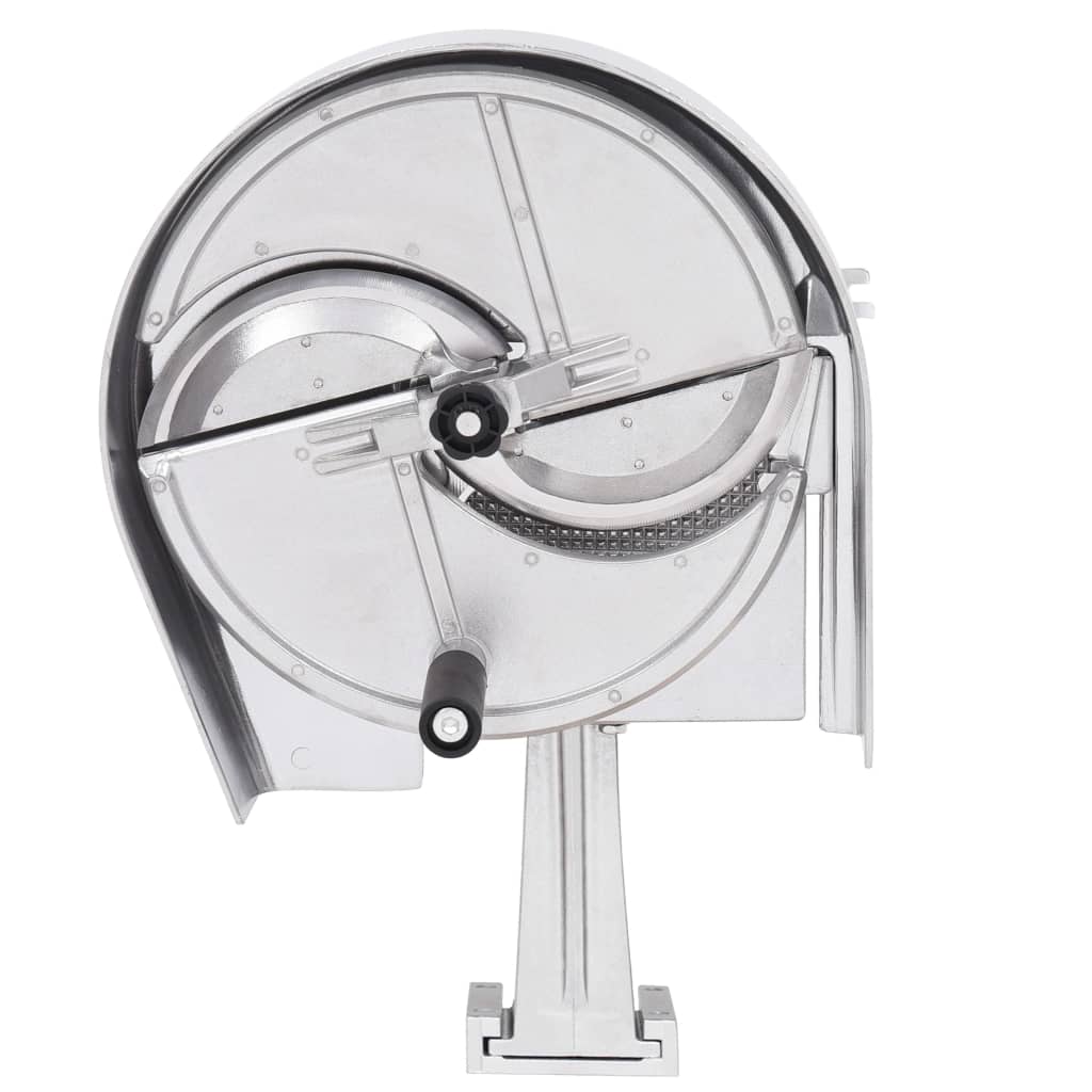 Groentesnijder handmatig 22x44,5 cm aluminium zilverkleurig is nu te koop bij PeponiXL, paradijselijk wonen!