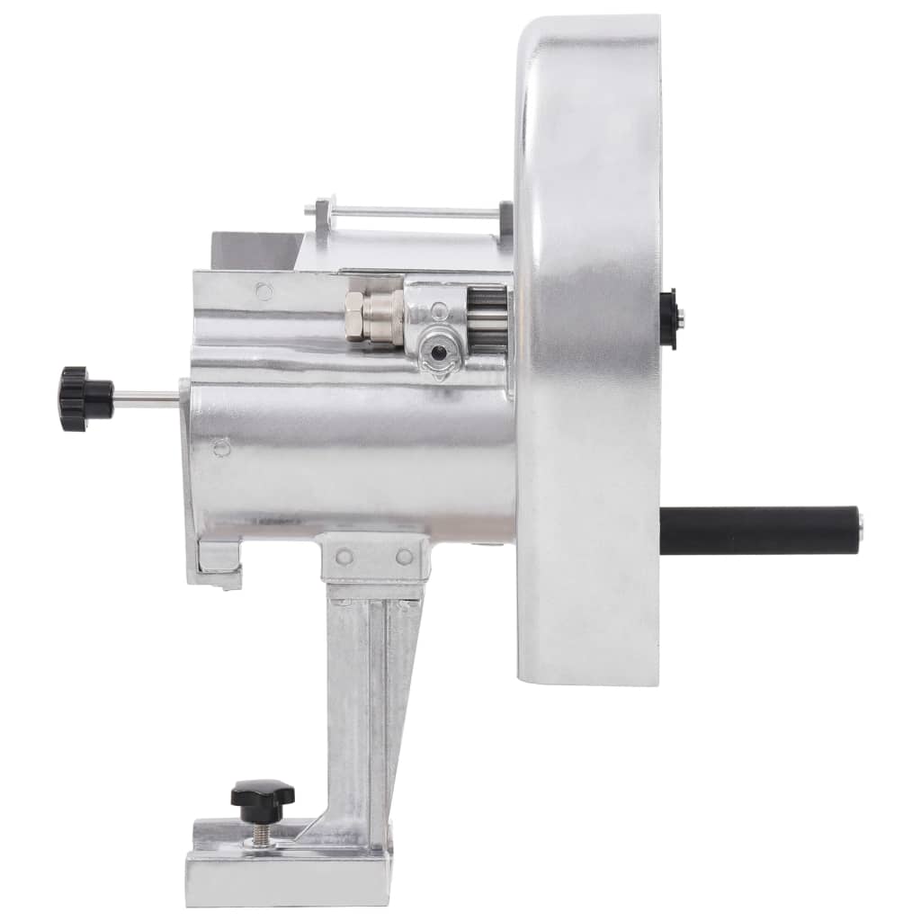 Groentesnijder handmatig 22x44,5 cm aluminium zilverkleurig is nu te koop bij PeponiXL, paradijselijk wonen!