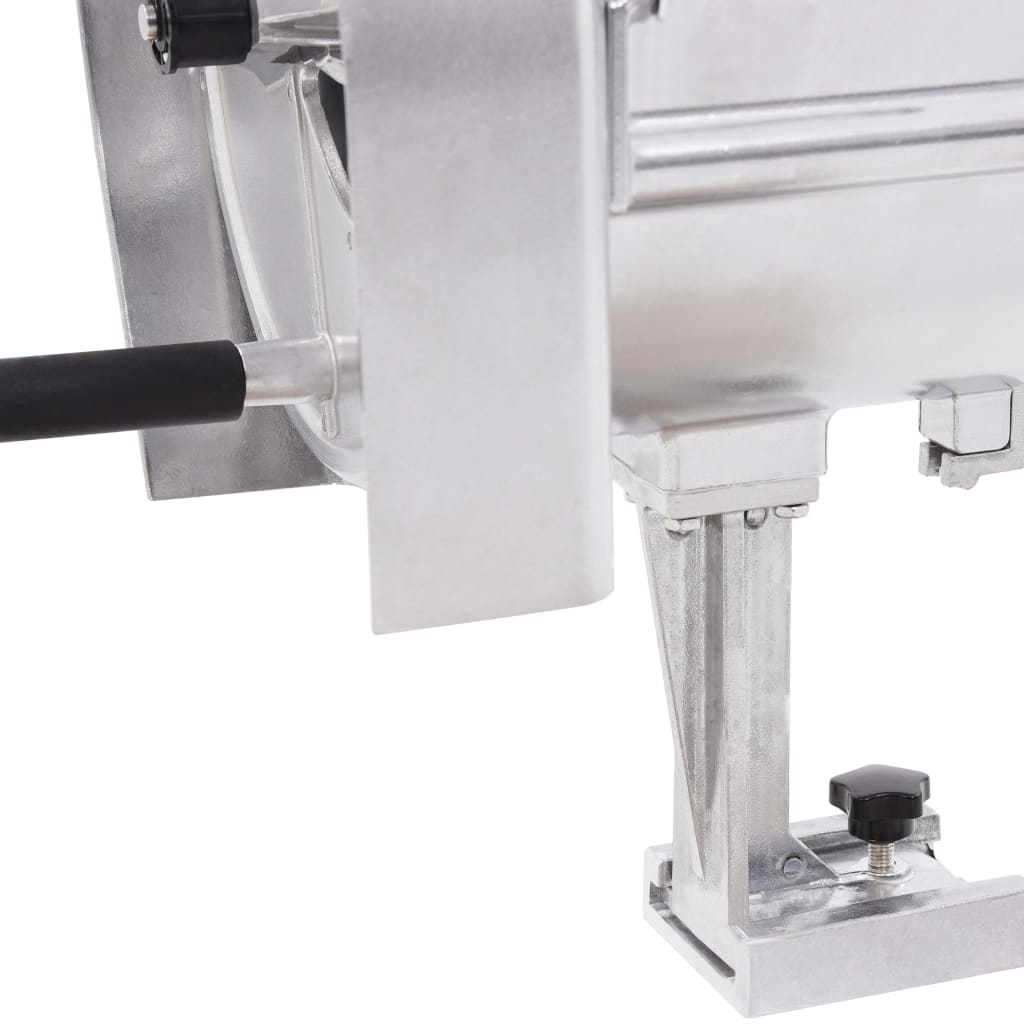 Groentesnijder handmatig 22x44,5 cm aluminium zilverkleurig is nu te koop bij PeponiXL, paradijselijk wonen!