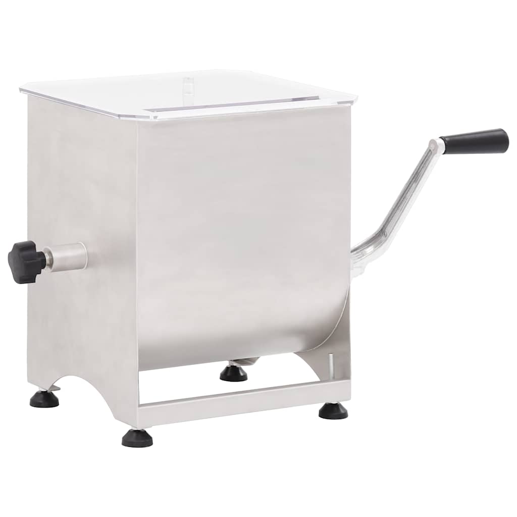 Vleesmixer met bak roestvrij staal zilverkleurig is nu te koop bij PeponiXL, paradijselijk wonen!