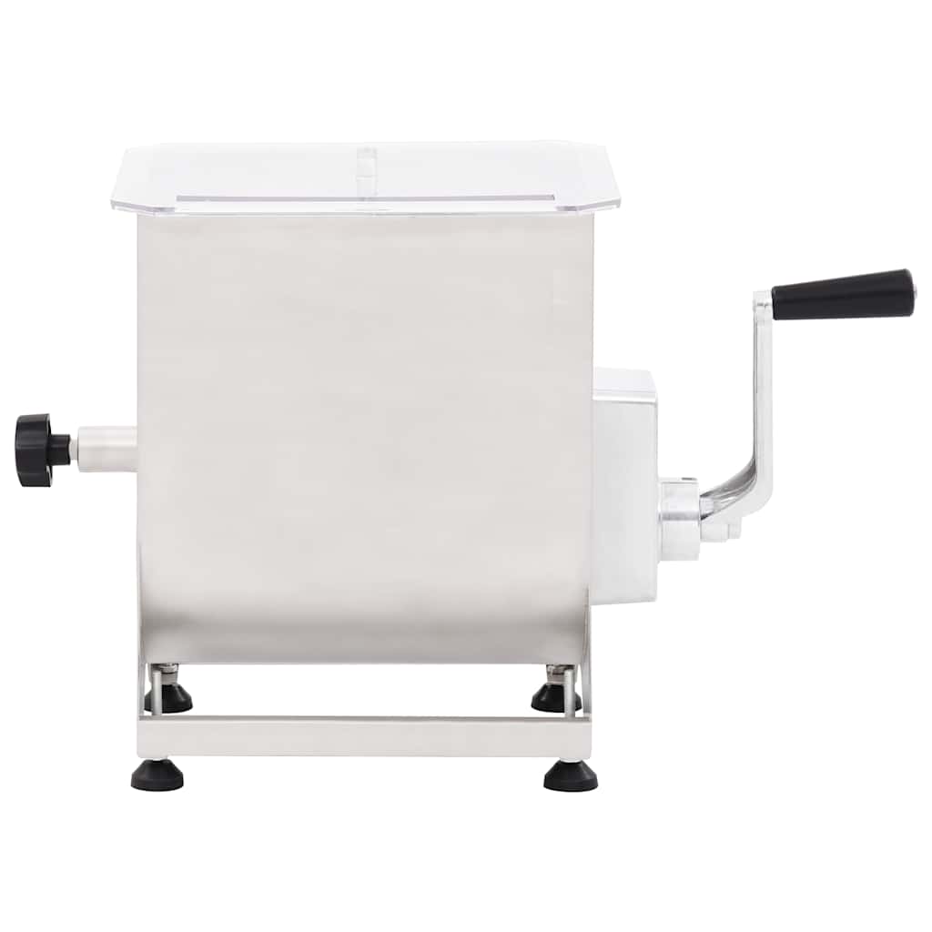 Vleesmixer met bak roestvrij staal zilverkleurig is nu te koop bij PeponiXL, paradijselijk wonen!