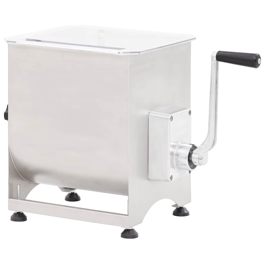 Vleesmixer met bak roestvrij staal zilverkleurig is nu te koop bij PeponiXL, paradijselijk wonen!