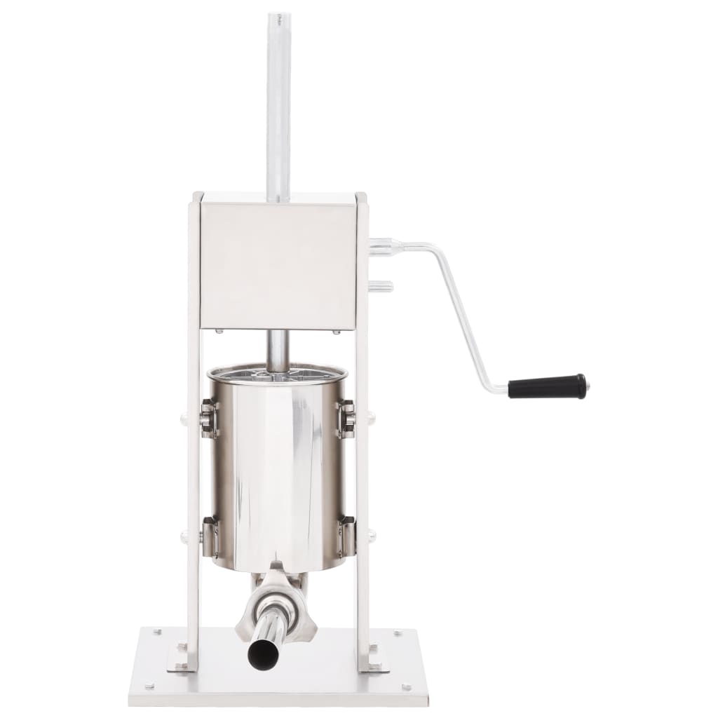 Worstenvuller handmatig 3 L roestvrij staal zilverkleurig is nu te koop bij PeponiXL, paradijselijk wonen!