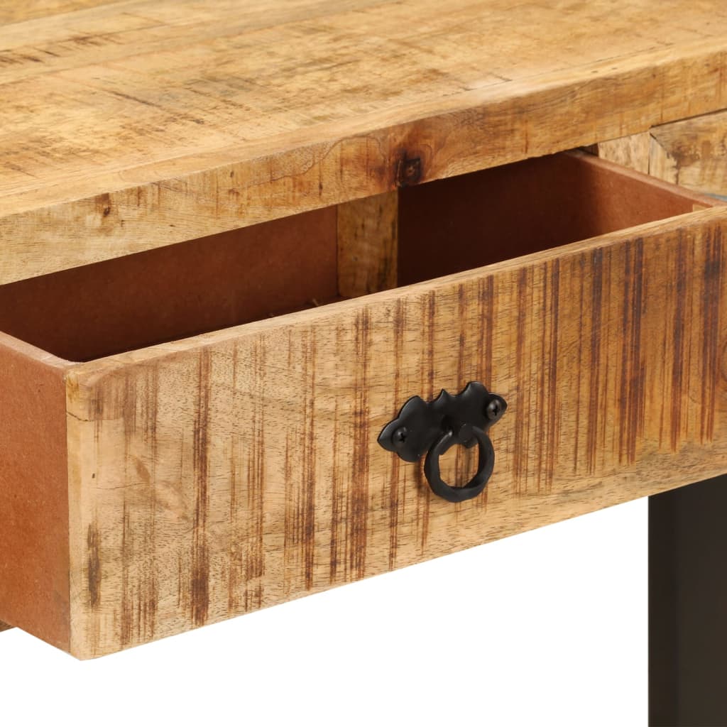 Wandtafel 110x30x76 cm massief mangohout is nu te koop bij PeponiXL, paradijselijk wonen!
