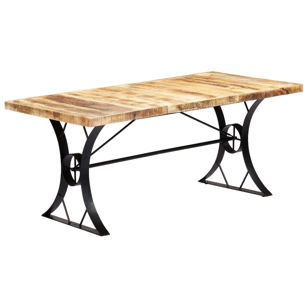 Eettafel 180x90x76 cm massief mangohout is nu te koop bij PeponiXL, paradijselijk wonen!
