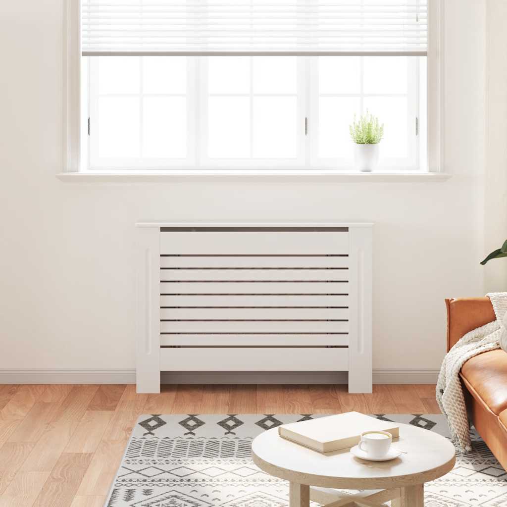 Radiatorombouw 112x19x81,5 cm MDF wit is nu te koop bij PeponiXL, paradijselijk wonen!
