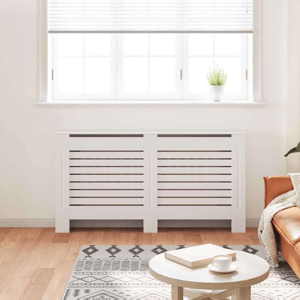 Radiatorombouw 152x19x81,5 cm MDF wit is nu te koop bij PeponiXL, paradijselijk wonen!