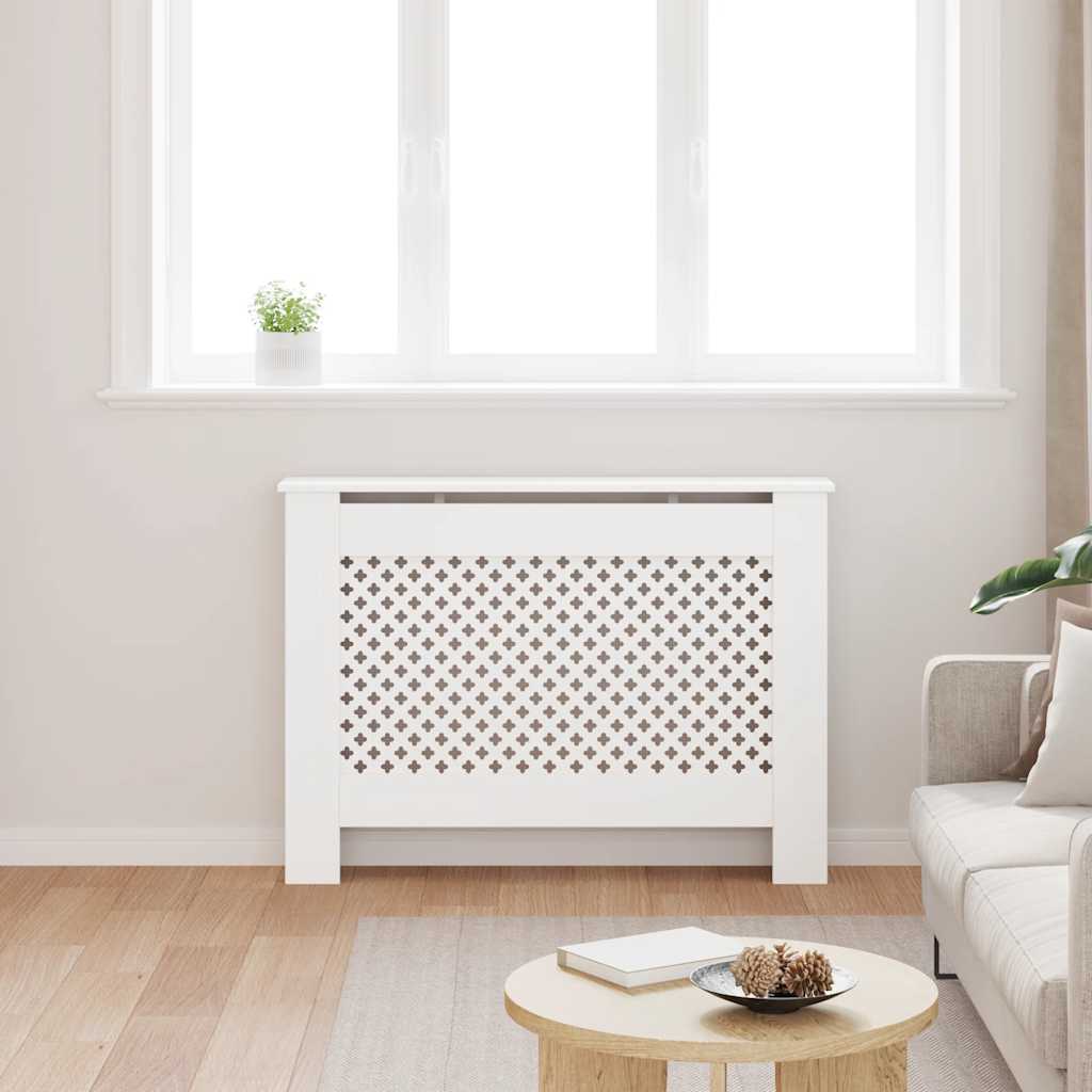 Radiatorombouw 112x19x81,5 cm MDF wit is nu te koop bij PeponiXL, paradijselijk wonen!