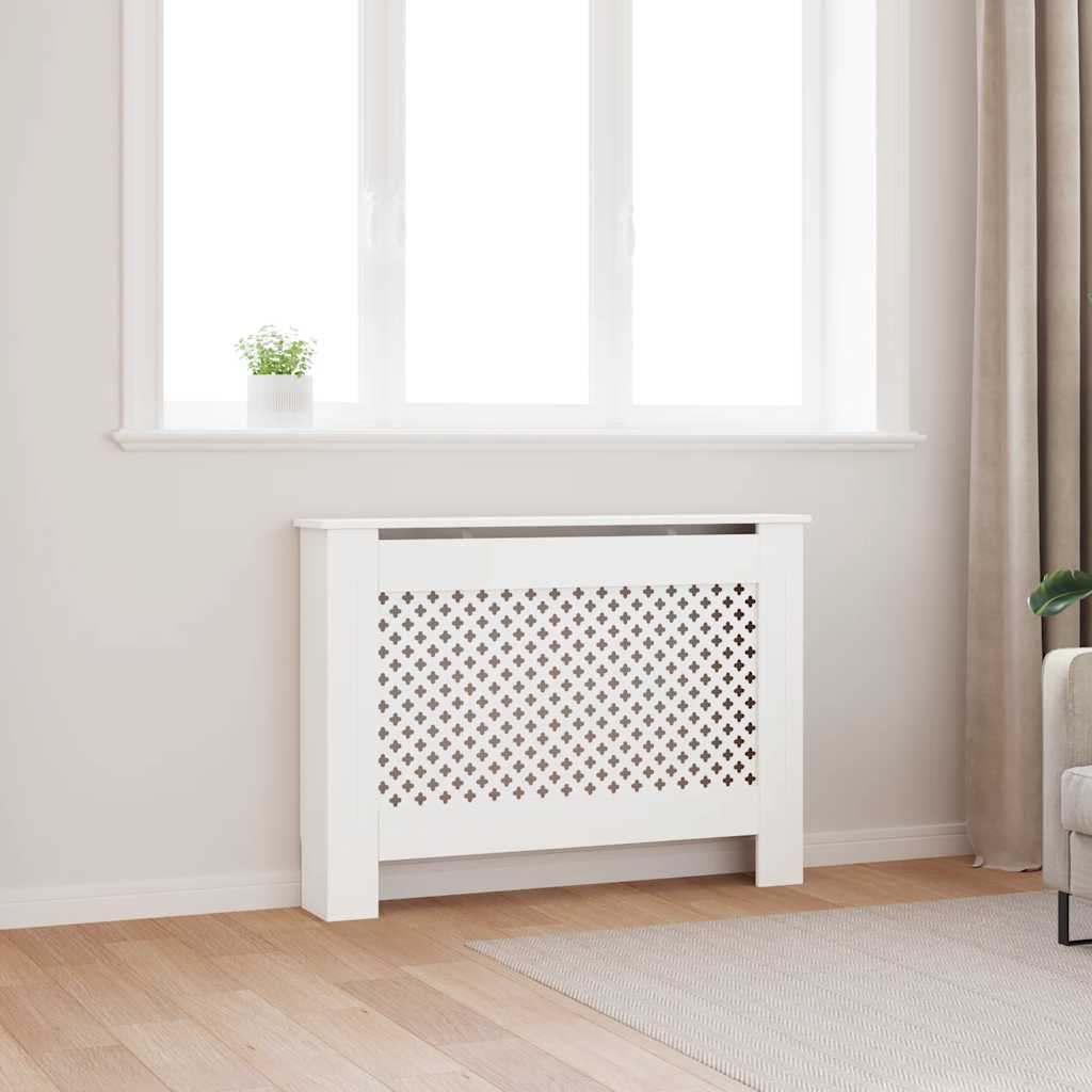 Radiatorombouw 112x19x81,5 cm MDF wit is nu te koop bij PeponiXL, paradijselijk wonen!