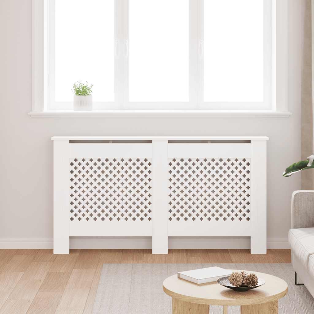 Radiatorombouw 152x19x81,5 cm MDF wit is nu te koop bij PeponiXL, paradijselijk wonen!