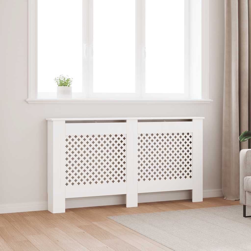 Radiatorombouw 152x19x81,5 cm MDF wit is nu te koop bij PeponiXL, paradijselijk wonen!