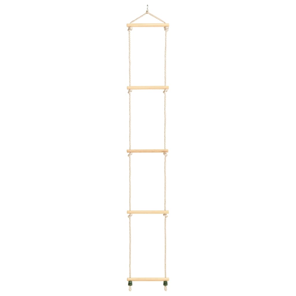 Touwladder 30x168 cm massief hout en PE