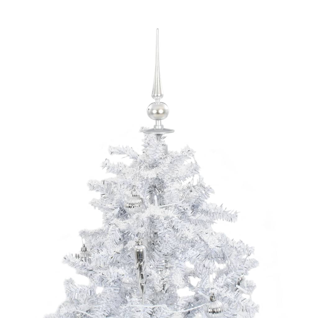 Kerstboom sneeuwend met paraplubasis 140 cm wit is nu te koop bij PeponiXL, paradijselijk wonen!